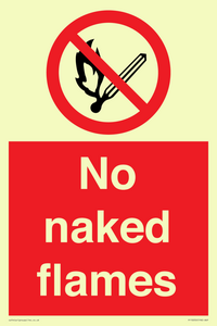 No naked flames
